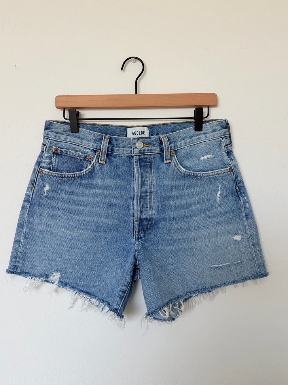 AGOLDE Parker Long Shorts Size 28 - Picture 4 of 6